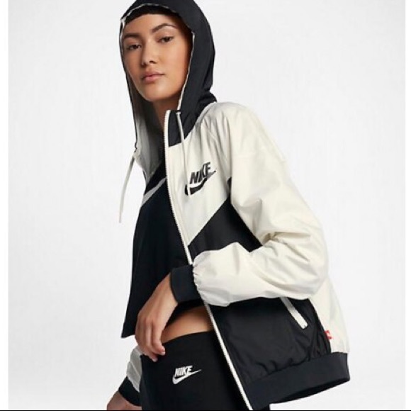 Nike Jackets & Blazers - NTW Nike Windrunner Jacket Black/White
